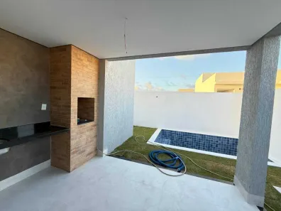 Casa de Condomínio com 3 Quartos à venda, 120m² no Zona de Expansão (Olhos D'Agua), Barra dos Coqueiros