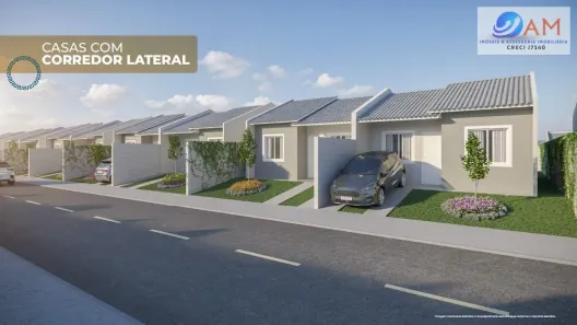 Casa de Condomínio com 2 Quartos à venda, 54m² no Campo Largo da Roseira, São José dos Pinhais