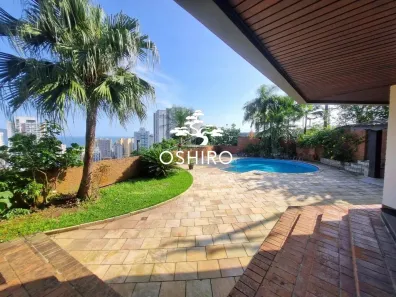 Casa de Condomínio com 4 Quartos para alugar, 550m² no Marapé, Santos
