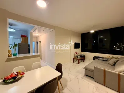 Apartamento com 2 Quartos para alugar, 77m² no Gonzaga, Santos