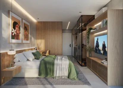 Apartamento com 1 Quarto à venda, 43m² no Itaipava, Petrópolis