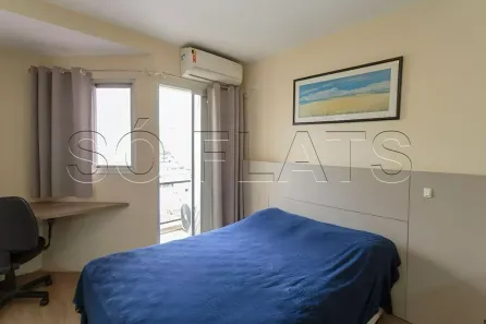 Flat com 1 Quarto para alugar, 40m² no Indianópolis, São Paulo