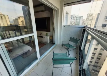Apartamento com 1 Quarto para alugar, 57m² no Ponta da Praia, Santos