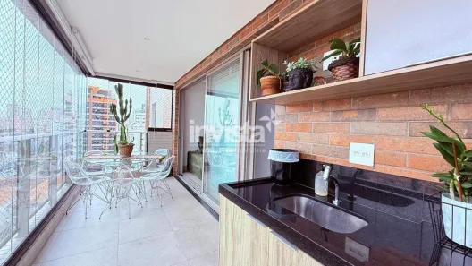 Apartamento com 1 Quarto para alugar, 67m² no Aparecida, Santos
