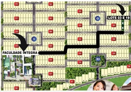 Terreno / Lote / Condomínio à venda, 1000m² no Setor Lagoa Quente, Caldas Novas