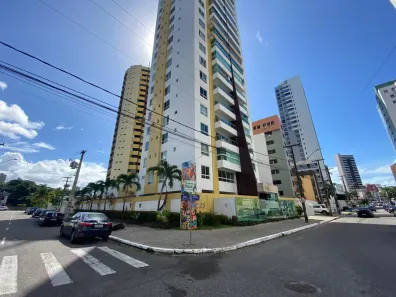 Apartamento com 3 Quartos para alugar, 129m² no Tambaú, João Pessoa
