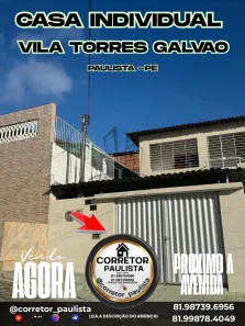 Casa com 2 Quartos à venda, 100m² no Vila Torres Galvão, Paulista