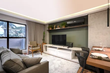 Flat com 1 Quarto à venda, 49m² no Chácara Cachoeira, Campo Grande