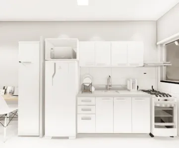 Kitnet com 1 Quarto para alugar, 27m² no Jardim Cidade Universitária I, Limeira