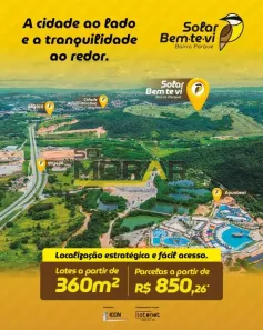 Terreno / Lote / Condomínio à venda, 360m² no Granjas Reunidas São Vicente, São José da Lapa