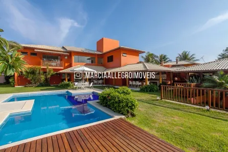 Casa de Condomínio com 6 Quartos à venda, 800m² no Arembepe (Abrantes), Camaçari