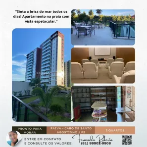 Apartamento com 3 Quartos à venda, 97m² no Paiva, Cabo de Santo Agostinho