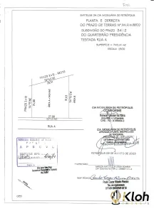 Terreno / Lote / Condomínio à venda, 740m² no Valparaíso, Petrópolis
