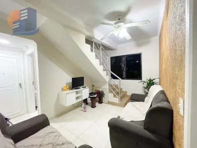 Cobertura com 3 Quartos para alugar, 130m² no Enseada, Guarujá