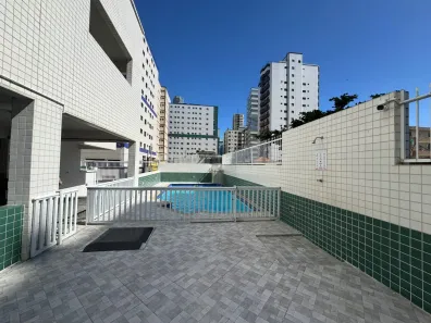 Apartamento com 2 Quartos para alugar, 90m² no Boqueirão, Praia Grande