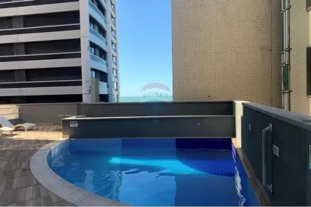 Flat com 2 Quartos para alugar, 57m² no Meireles, Fortaleza