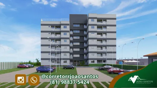 Apartamento com 2 Quartos à venda, 51m² no Capibaribe, São Lourenço da Mata