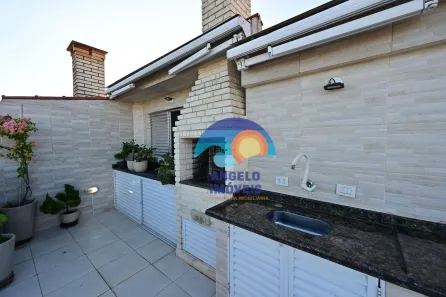 Cobertura com 3 Quartos à venda, 127m² no Balneario Tres Marias, Peruíbe