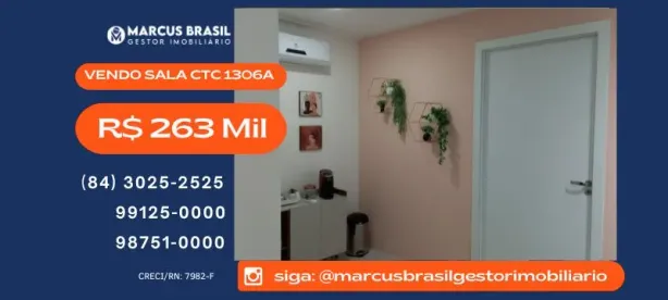 Conjunto Comercial / Sala à venda, 33m² no Lagoa Nova, Natal