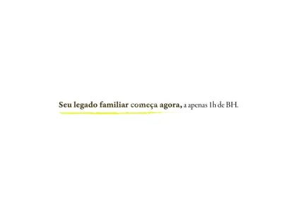 com 1 Quarto à venda, 20000m² no , Taquaraçu de Minas
