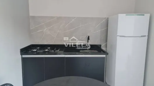 Flat com 1 Quarto para alugar, 34m² no Loteamento Jardim Aruan, Caraguatatuba