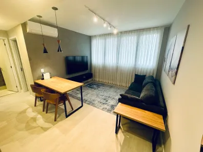 Apartamento com 1 Quarto para alugar, 40m² no Vila São Francisco (Zona Sul), São Paulo