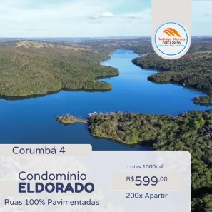 Terreno / Lote / Condomínio à venda, 1000m² no Centro, Corumbá de Goiás