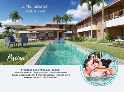 Casa de Condomínio com 2 Quartos à venda, 61m² no Itacimirim (Monte Gordo), Camaçari