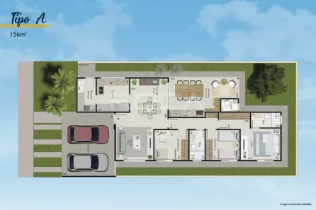 Casa de Condomínio com 3 Quartos à venda, 156m² no Residencial Alto do Vale, Cravinhos