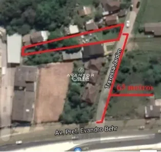 Terreno / Lote / Condomínio à venda, 626m² no São José, Santa Maria
