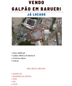 Galpão / Depósito / Armazém à venda, 12000m² no Jardim Belval, Barueri