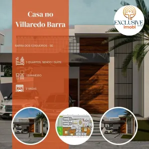 Casa de Condomínio com 3 Quartos à venda, 121m² no Zona de Expansão (Olhos D'Agua), Barra dos Coqueiros