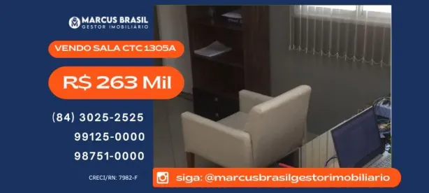 Conjunto Comercial / Sala à venda, 34m² no Lagoa Nova, Natal