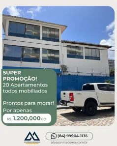 Hotel / Motel / Pousada com 20 Quartos à venda, 450m² no Ponta Negra, Natal