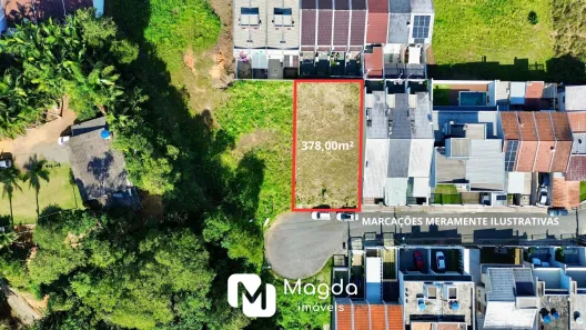 Terreno / Lote / Condomínio à venda, 378m² no Água Verde, Blumenau