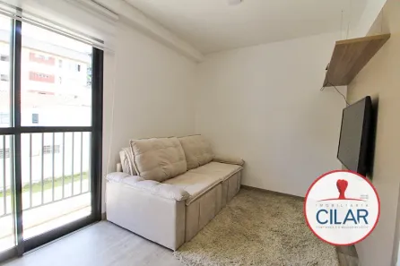 Apartamento com 1 Quarto para alugar, 37m² no Alto da Glória, Curitiba