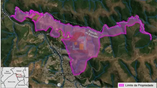Fazenda / Sítio / Chácara à venda, 3491200m² no , Raposos