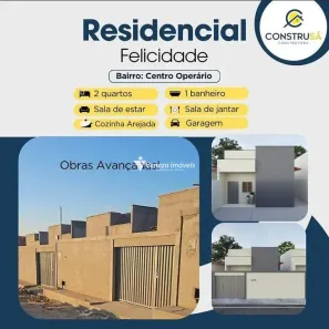 Casa com 2 Quartos à venda, 57m² no Flores, Timon