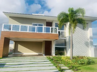 Casa de Condomínio com 5 Quartos à venda, 450m² no Alphaville (Abrantes), Camaçari