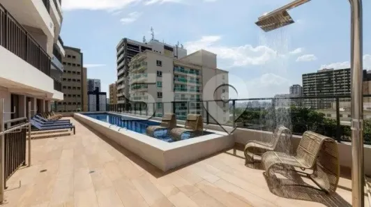 Apartamento com 1 Quarto para alugar, 34m² no Santo Amaro, São Paulo