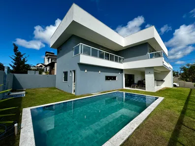 Casa de Condomínio com 4 Quartos à venda, 299m² no Alphaville (Abrantes), Camaçari