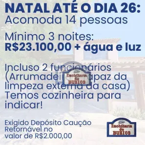 Casa com 7 Quartos para alugar, 434m² no Ferradura, Armação dos Búzios