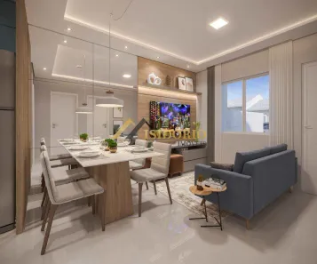 Casa de Condomínio com 2 Quartos à venda, 39m² no Iguaçu, Fazenda Rio Grande