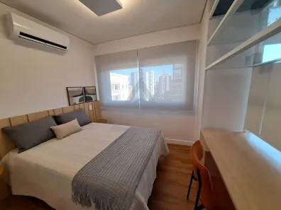 Apartamento com 1 Quarto para alugar, 38m² no Cambuí, Campinas
