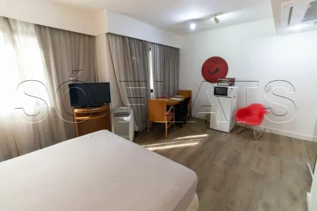 Flat com 1 Quarto para alugar, 28m² no Indianópolis, São Paulo