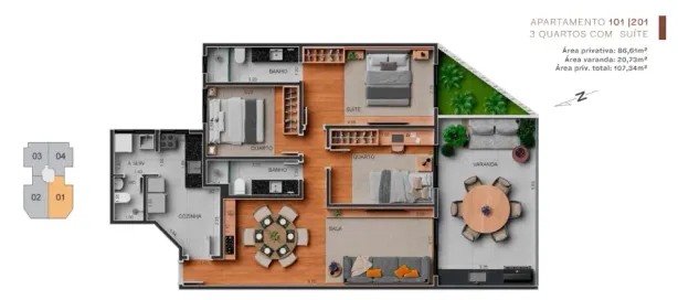 Belize Residence no Recreio dos Bandeirantes, Rio de Janeiro