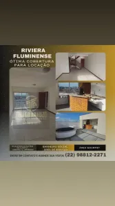 Cobertura com 4 Quartos para alugar, 156m² no Riviera Fluminense, Macaé
