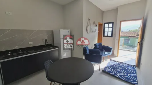 Flat com 1 Quarto para alugar, 32m² no Loteamento Jardim Aruan, Caraguatatuba
