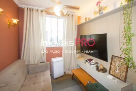Apartamento com 2 Quartos para alugar, 45m² no Santo Amaro, São Paulo
