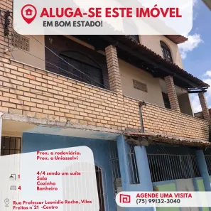 Casa de Vila com 3 Quartos para alugar, 10m² no Centro, Feira de Santana